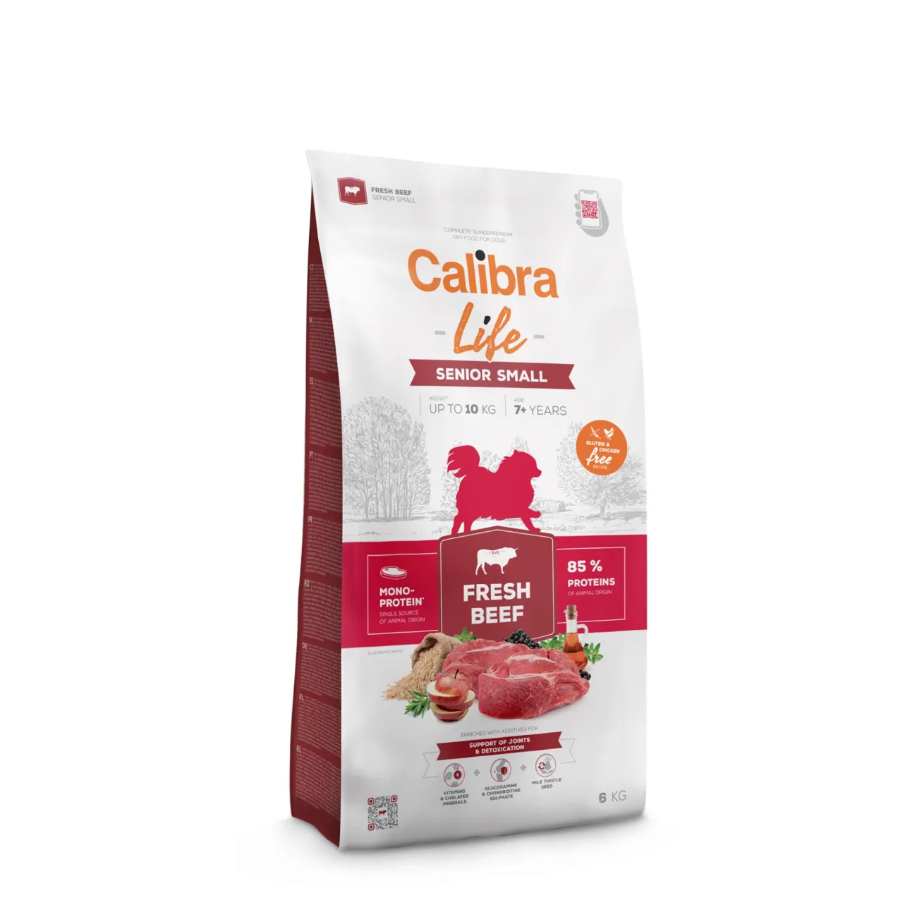 Calibra Dog Life wołowina senior małe rasy 6 kg