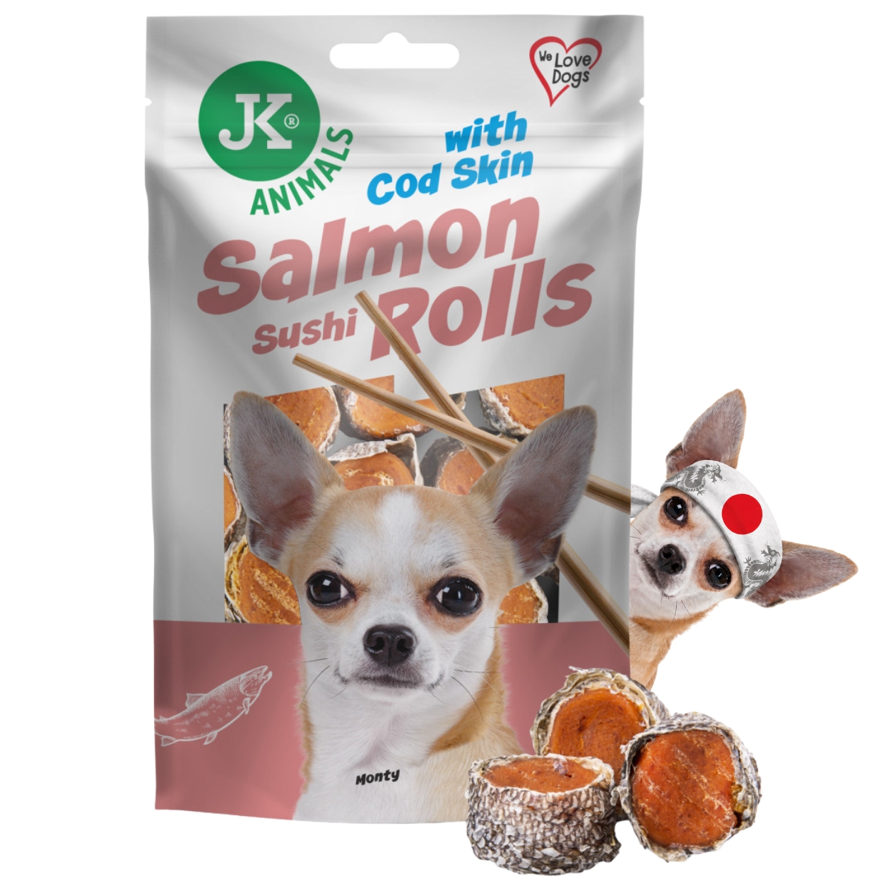 JK Animals łosoś 80 g