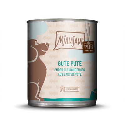 MjAMjAM Purer Fleischgenuss indyk, kurczak, wołowina 800 g × 6