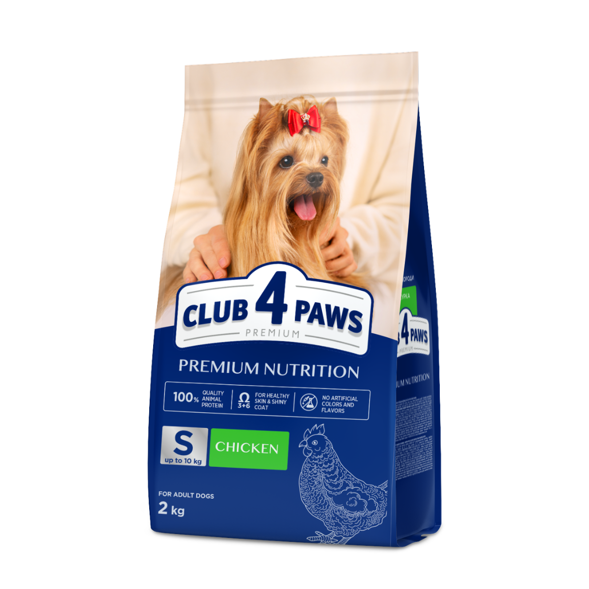 Club 4 Paws Premium kurczak adult małe rasy 2 kg