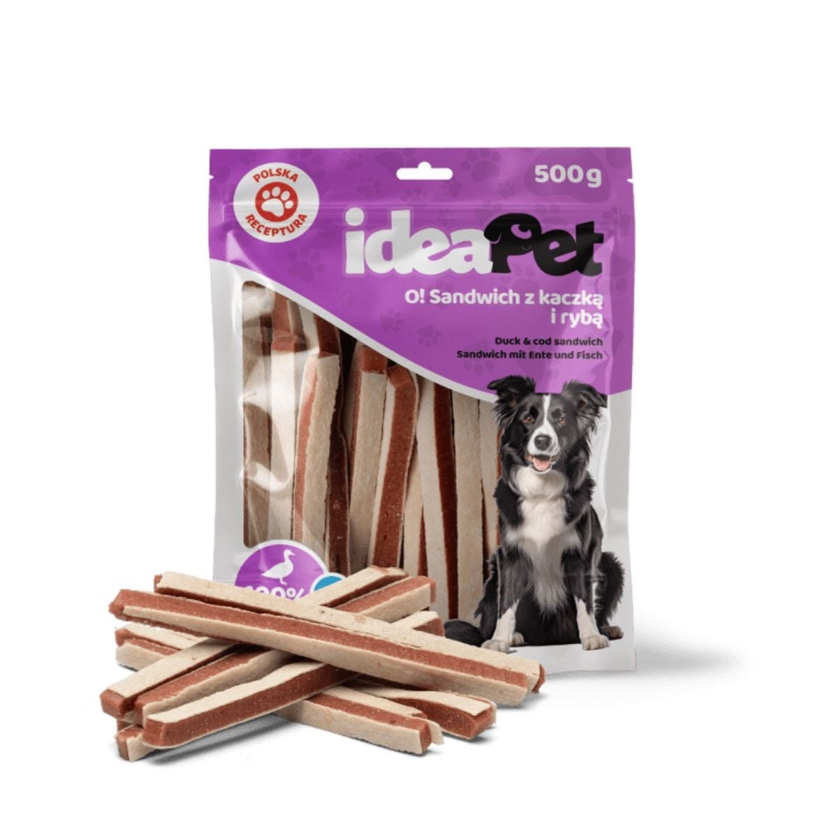 IdeaPet Sandwich kaczka, ryba 500 g