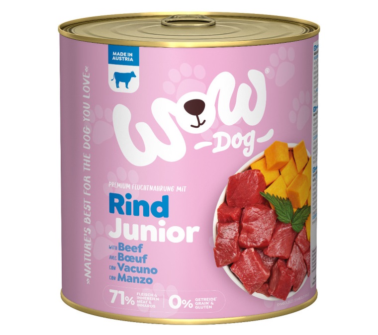 WOW junior wołowina 800 g