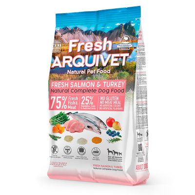 Arquivet Fresh indyk, łosoś adult 2.5 kg × 2