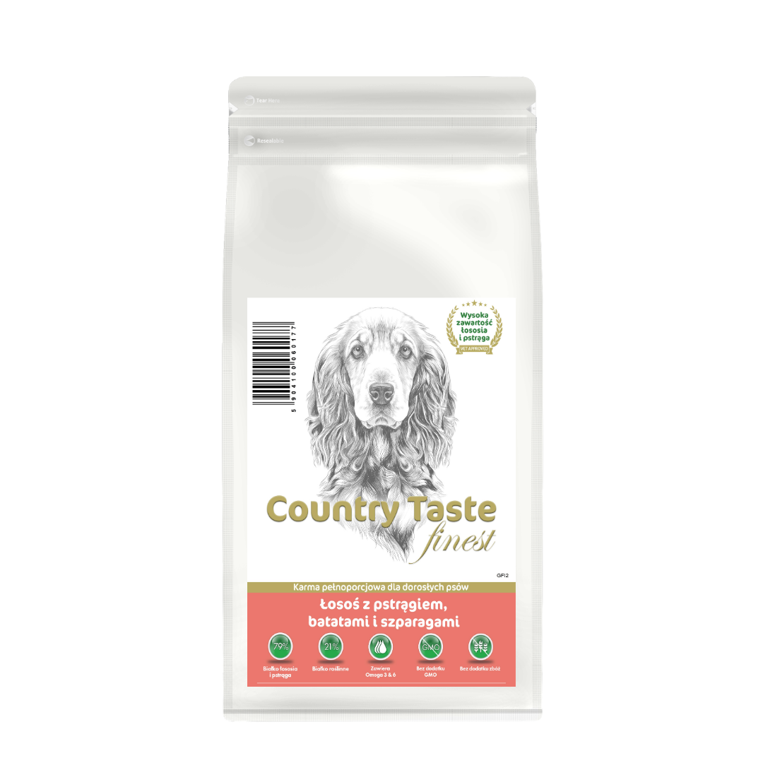 Country Taste pstrąg, łosoś duże rasy 12 kg