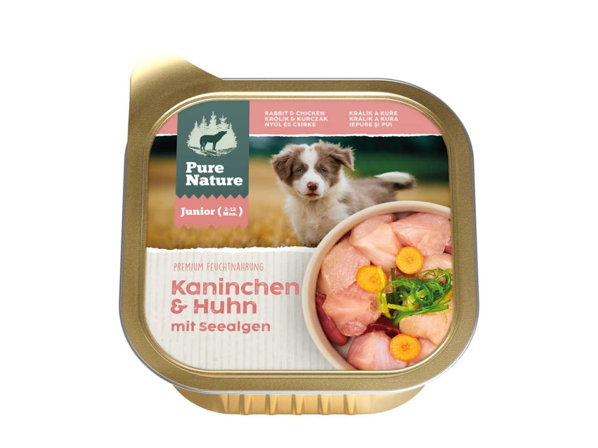 Pure Nature Dog królik, kurczak junior 150 g