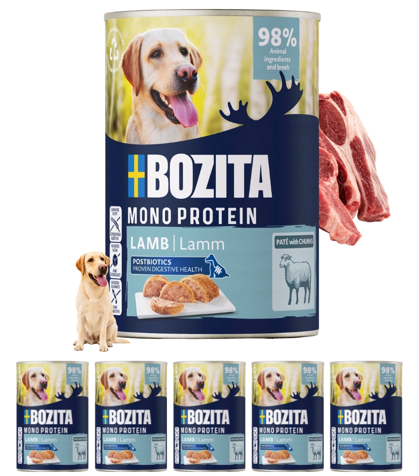 Bozita Mono Protein jagnięcina 400 g × 6