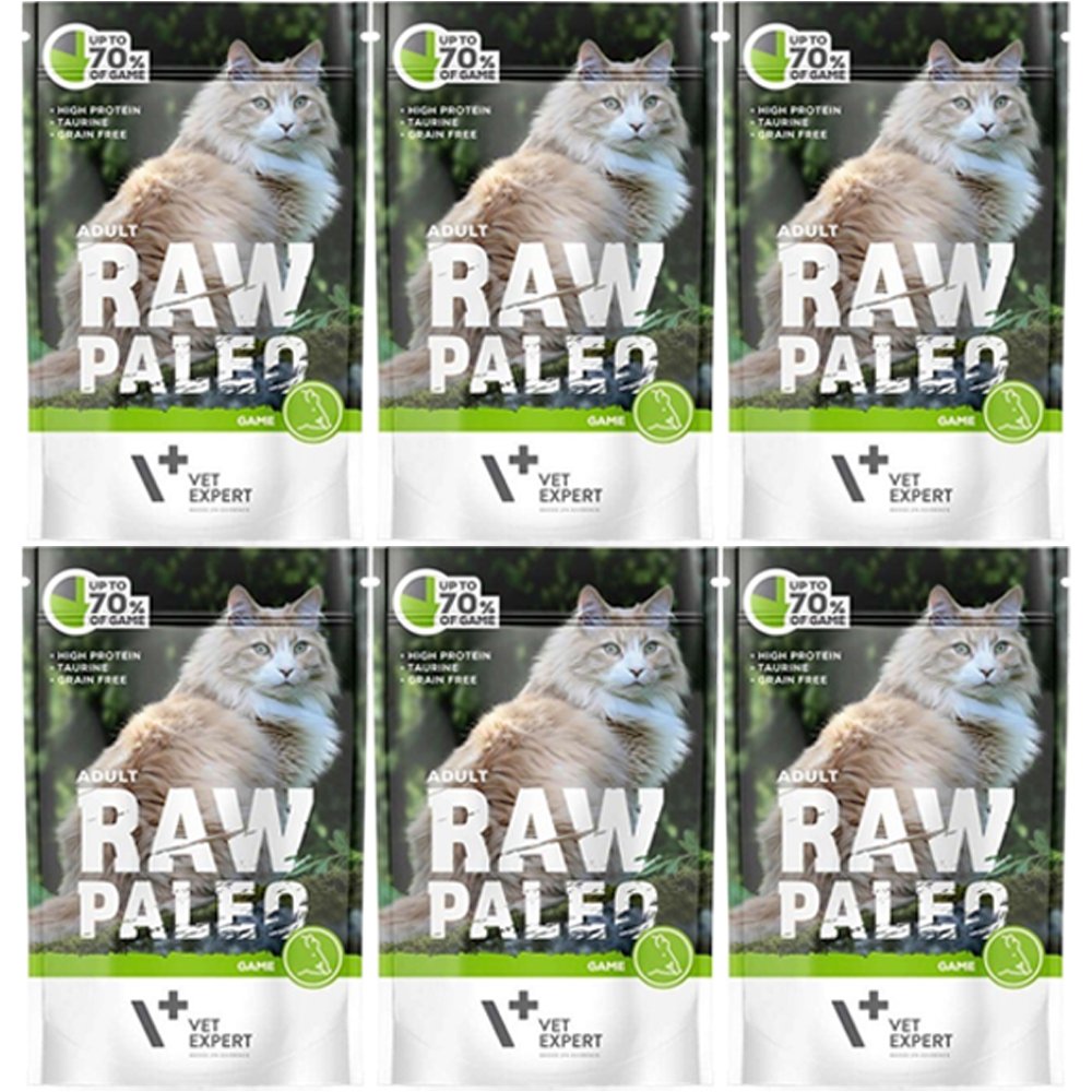 VetExpert Raw Paleo Digestive Sensitive dziczyzna adult 100 g × 6
