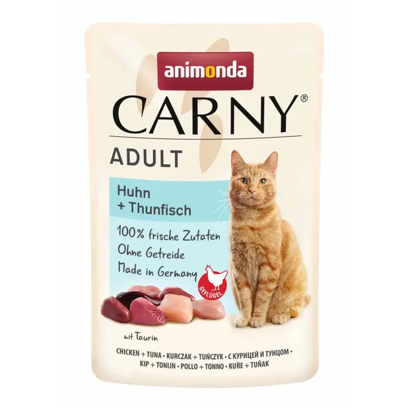 Animonda Carny kurczak, tuńczyk kawałki adult 85 g