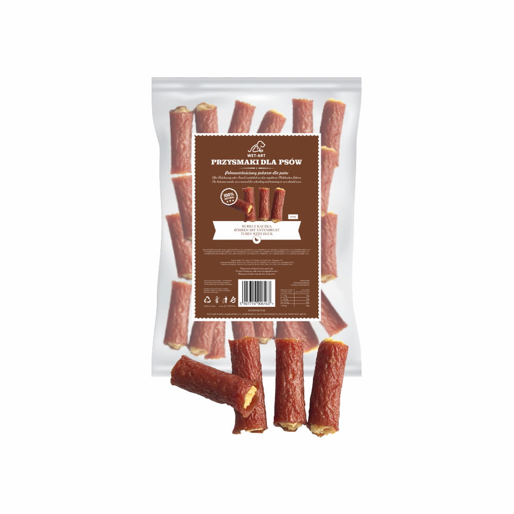 Wet-Art rurki ryżowe z indykiem 500 g
