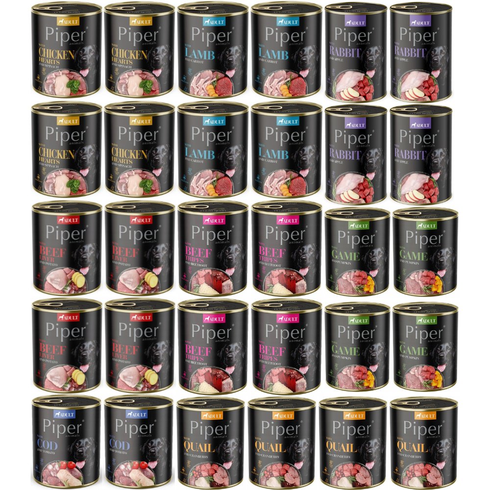 Dolina Noteci Piper Animals dziczyzna z dynią 800 g × 30