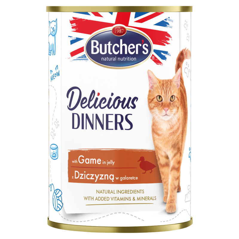 Butcher's Delicious Dinners dziczyzna w galaretce 400 g
