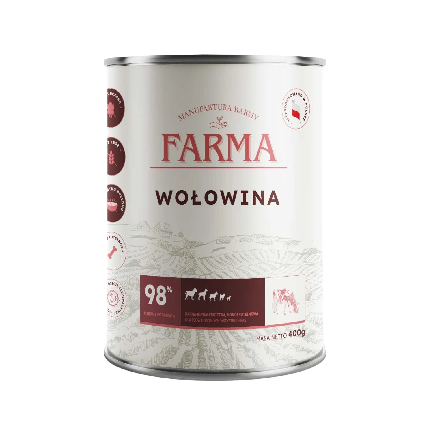 Farma Select wołowina adult 400 g