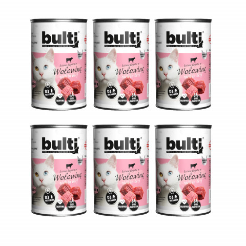 Bult Mielonka wołowina pasztet 400 g × 6