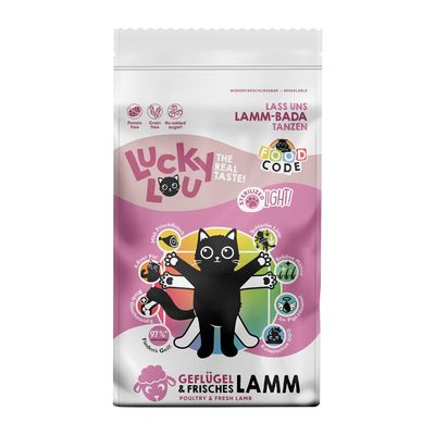 Lucky Lou Sterilised Light drób, jagnięcina 9 kg