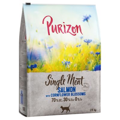 Purizon Single Meat łosoś z kwiatami chabru adult 2,5 kg