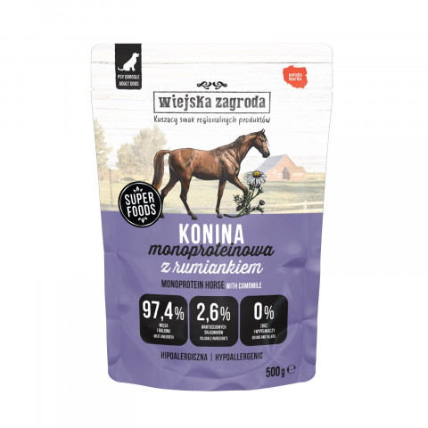 Wiejska Zagroda konina z rumiankiem 500 g