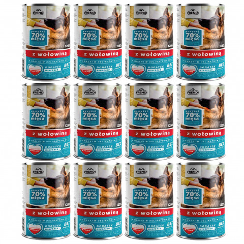 Pet Republic Frendi wołowina adult 1.25 kg × 12