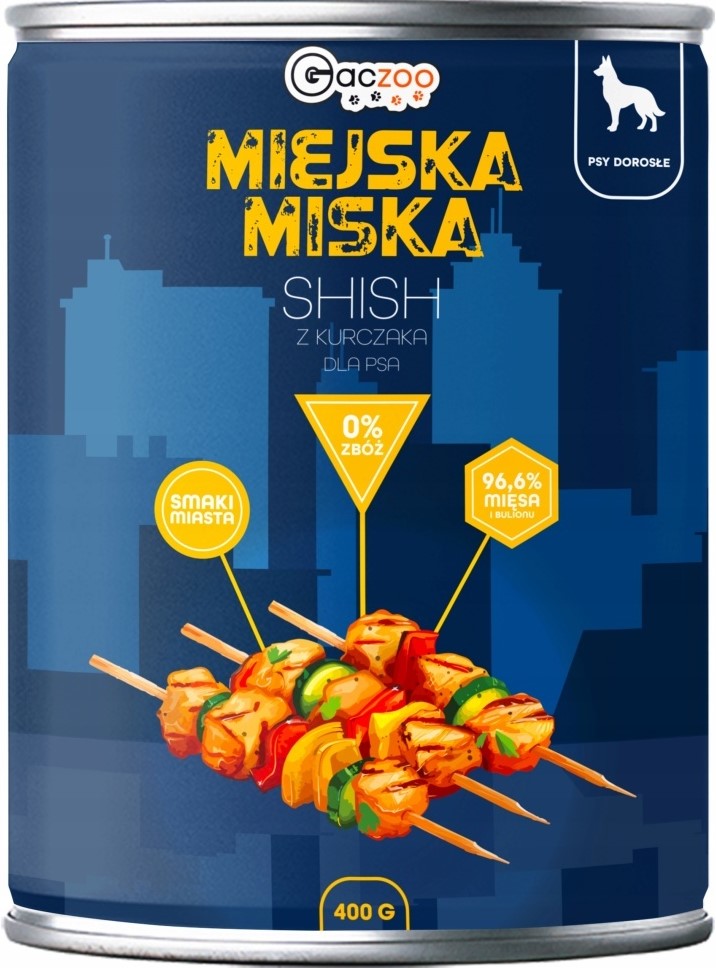 Gaczoo Miejska Miska kurczak 400 g