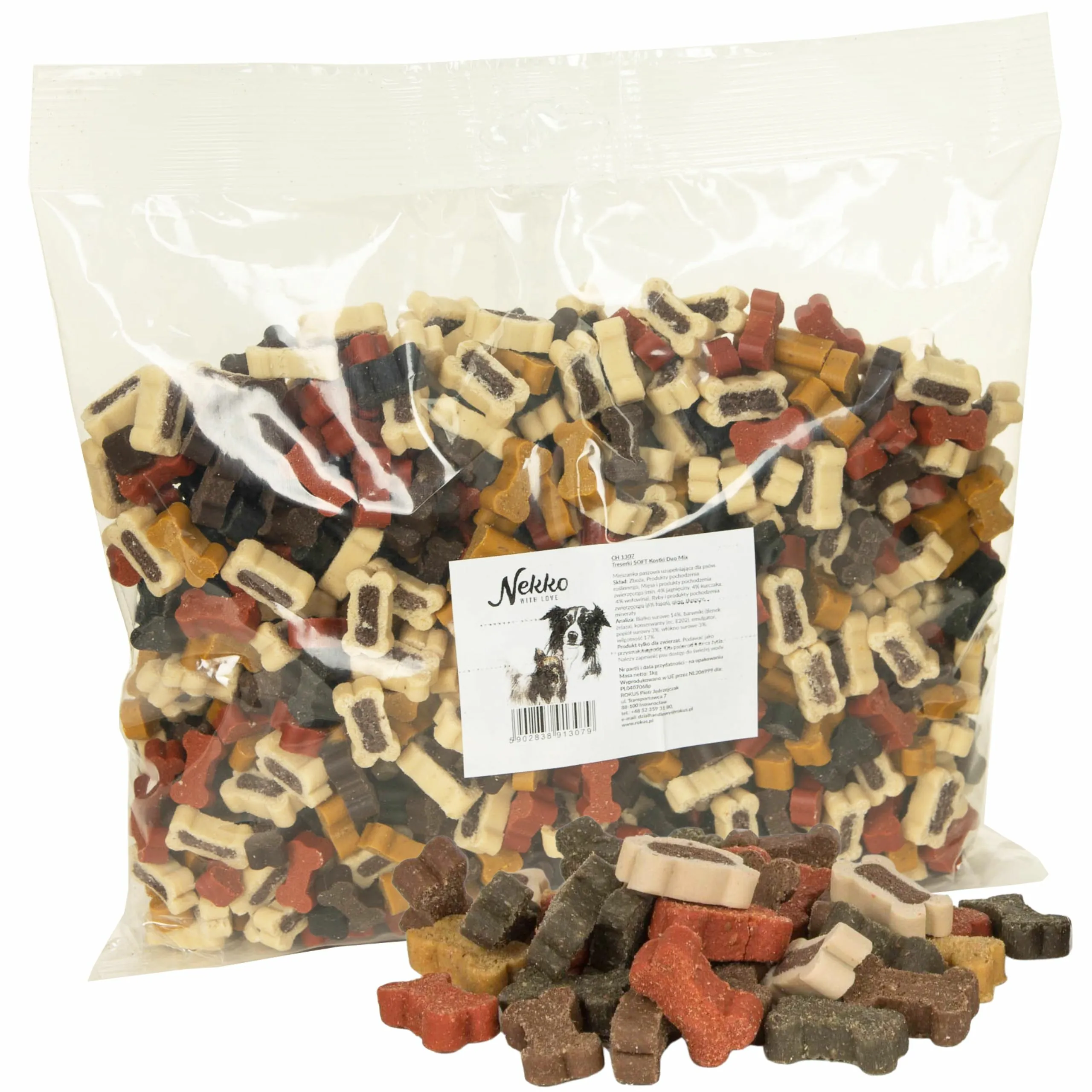 Nekko Treserki Soft jagnięcina, kurczak, wołowina, łosoś 1 kg