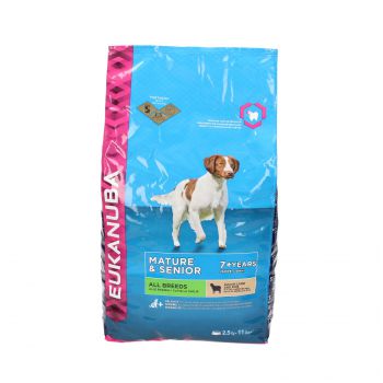 Eukanuba jagnięcina z ryżem senior małe, średnie rasy 2,5 kg