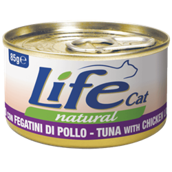 Life Cat Natural tuńczyk, wątróbka w bulionie 85 g