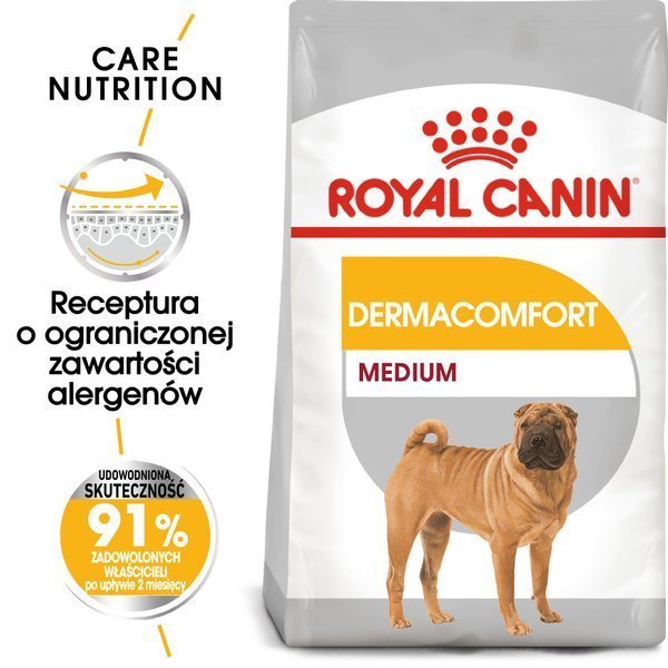 Royal Canin Dermacomfort dla dorosłych psów średnich ras 3 kg