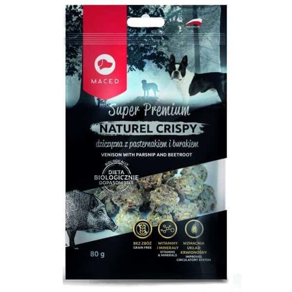Maced Premium Naturel Cripsy dziczyzna 80 g
