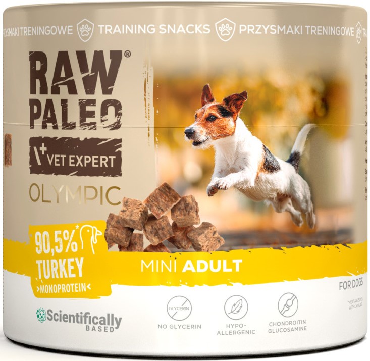 VetExpert Raw Paleo Olympic indyk adult małe rasy 90 g