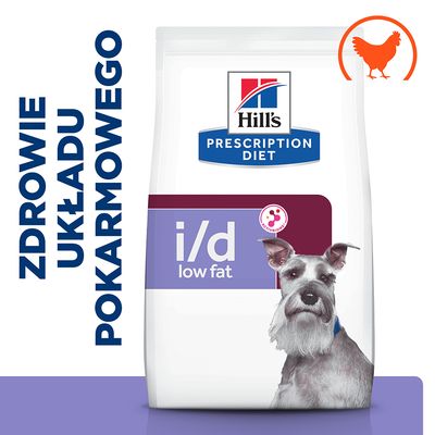 Hill's Prescription Diet i/d Low Fat Digestive Care kurczak 6 kg