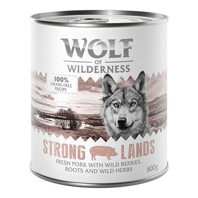 Wolf of Wilderness Monoprotein wieprzowina adult 800 g × 12