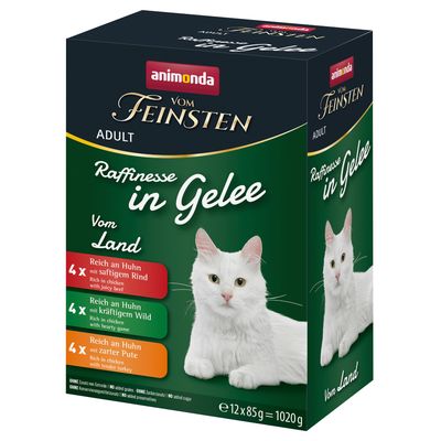 Animonda Vom Feinsten mix smaków w galaretce adult 85 g × 12
