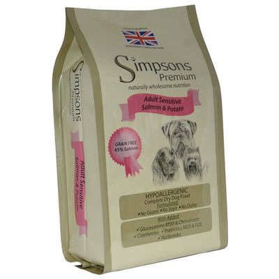 Simpsons Premium łosoś adult 12 kg × 2