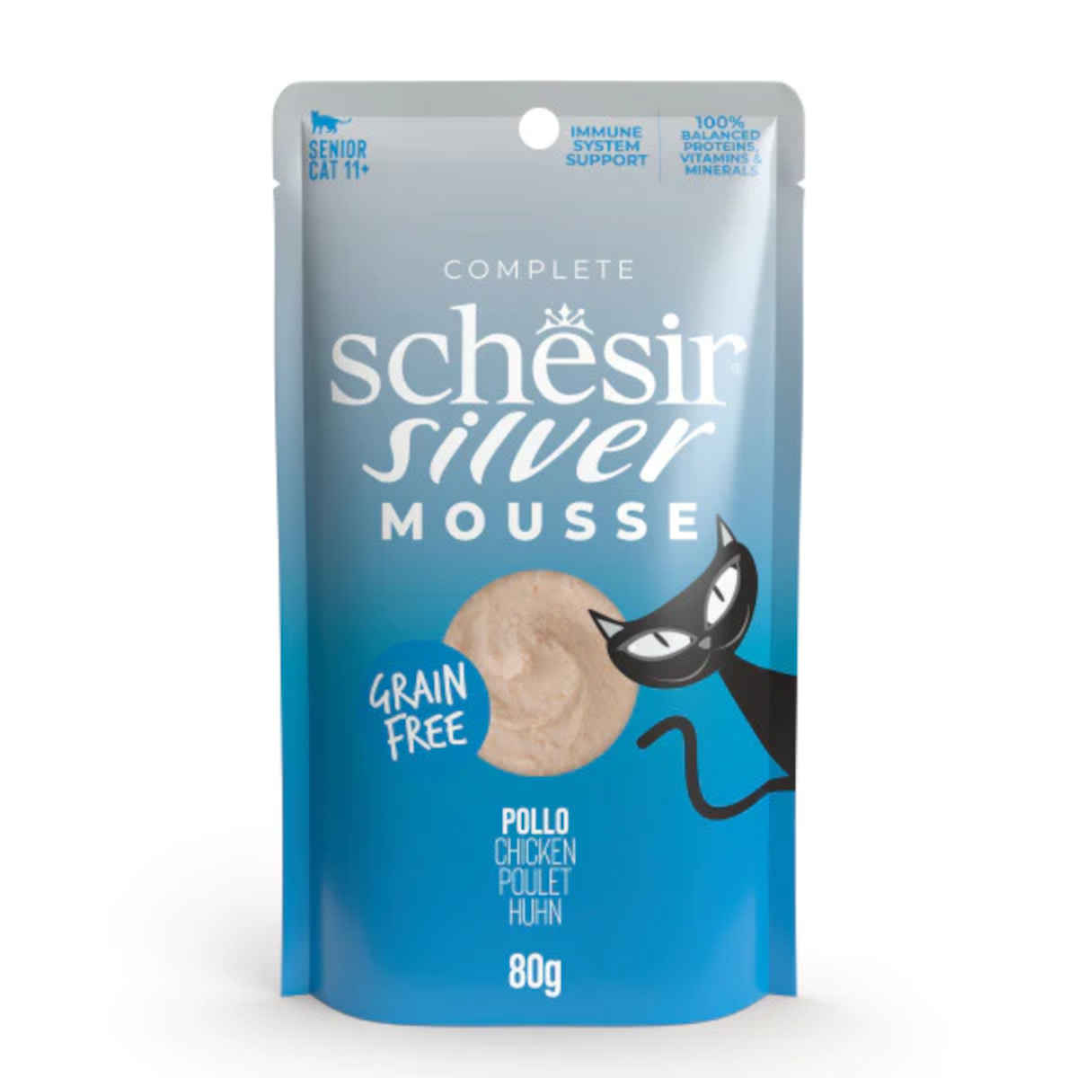 Schesir Silver kurczak z dynią pasztet senior 80 g