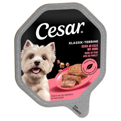 Cesar Classic cielęcina, kurczak adult 150 g × 28