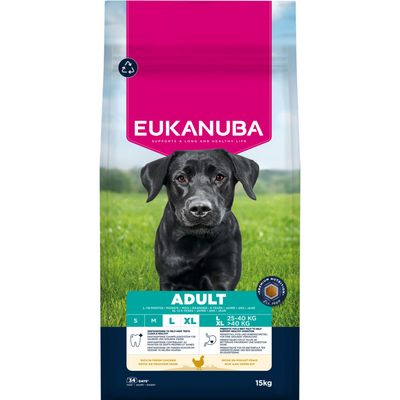 Eukanuba Premium Nutrition indyk, kurczak adult duże rasy 15 kg × 2