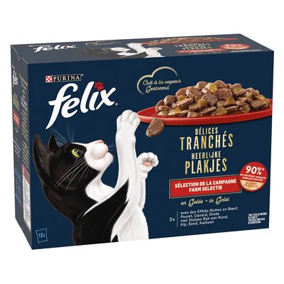 Purina Felix mix smaków w galaretce adult 80 g × 12