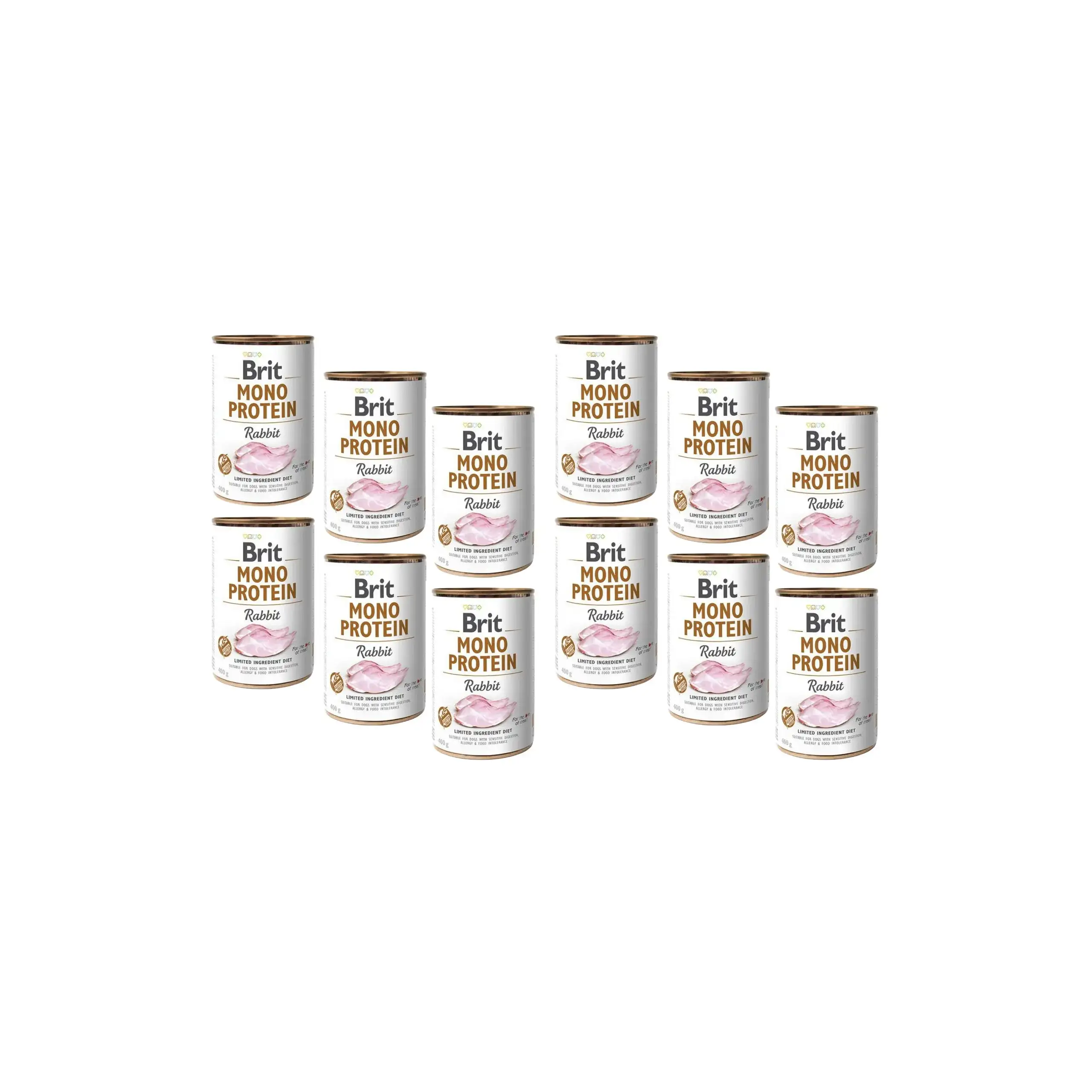 Brit Mono Protein królik 400 g × 12