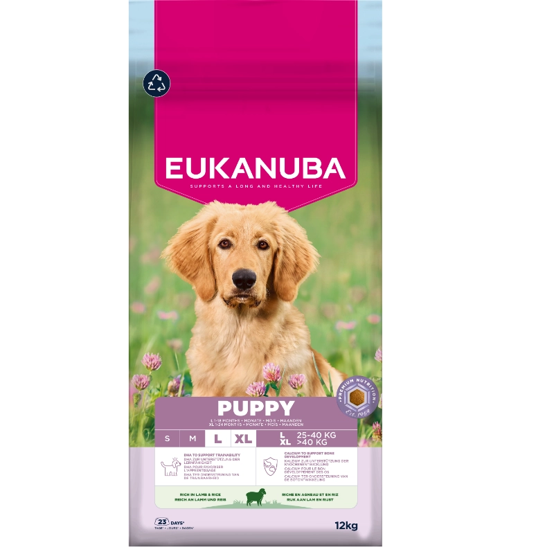 Eukanuba Premium Nutrition jagnięcina junior duże rasy 12 kg