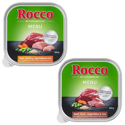 Rocco Menu drób, jagnięcina, wołowina 300 g × 9
