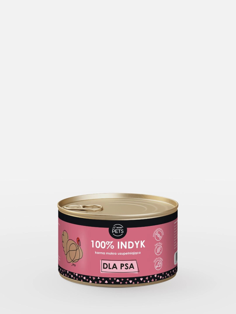WOW!PETS indyk 850 g