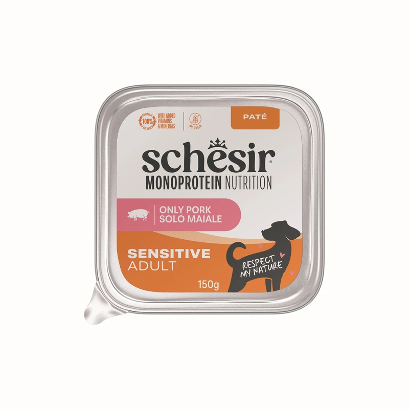 Schesir Monoprotein Sensitive wieprzowina adult 150 g