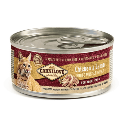 Carnilove White Muscle Meat jagnięcina, kurczak pasztet adult 100 g