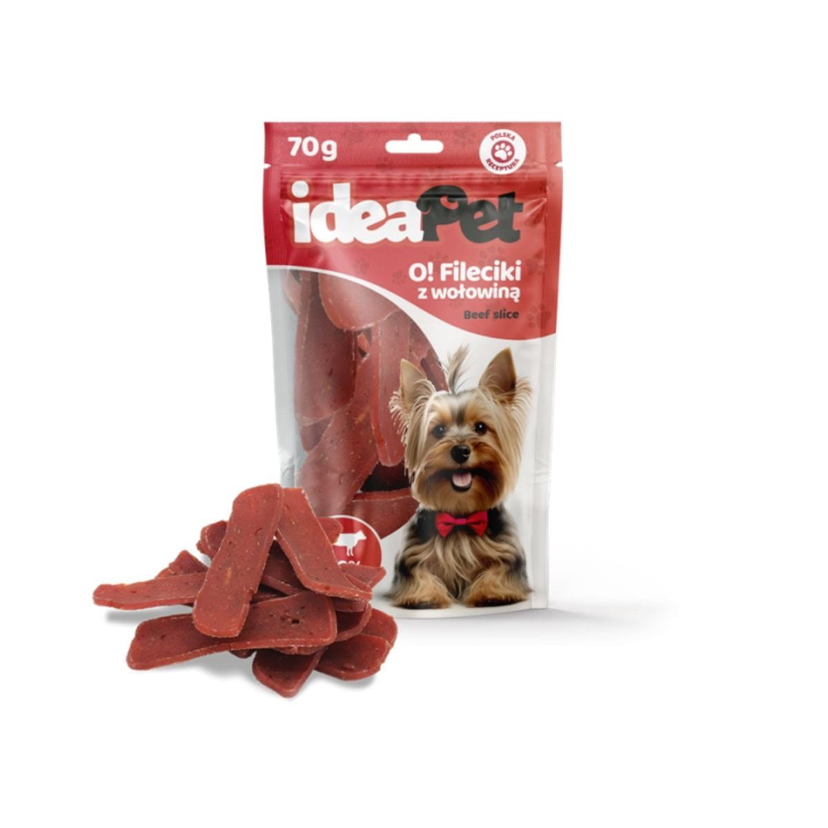 IdeaPet O! kaczka, wołowina 70 g