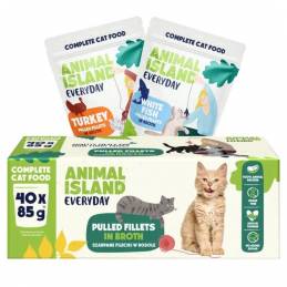 Animal Island Everyday mix smaków w bulionie adult 85 g × 40