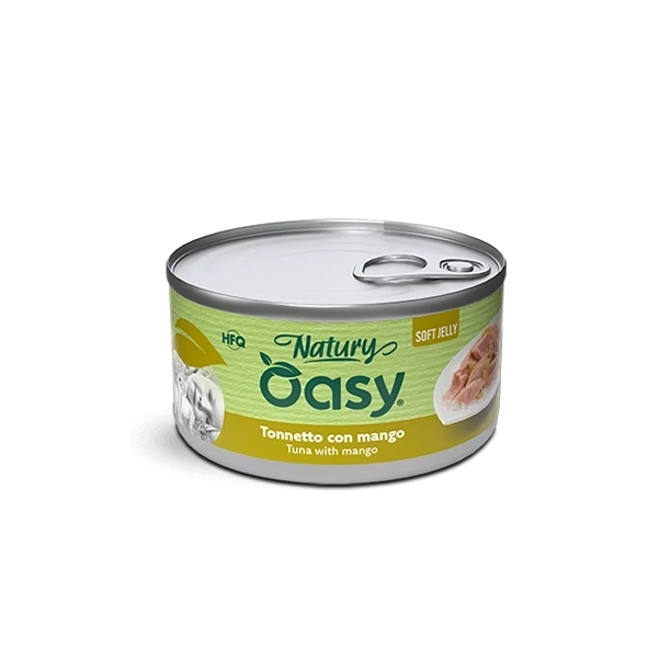 Oasy Natury Soft Jelly tuńczyk z mango w galaretce adult 85 g