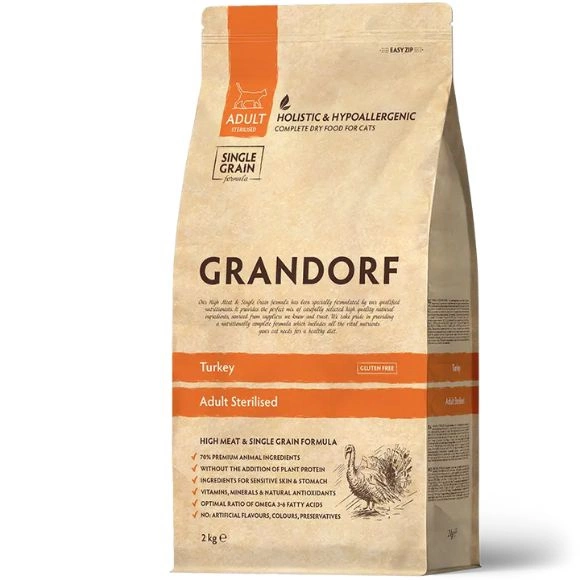 Grandorf Sterilised indyk adult 2 kg