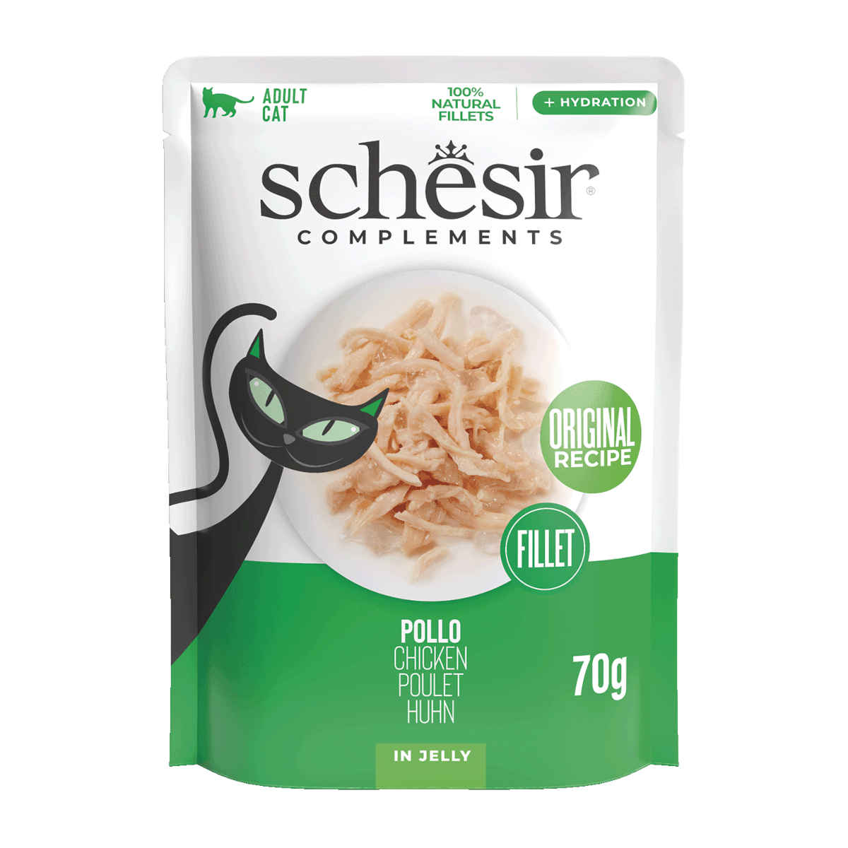 Schesir Complements kurczak w galaretce adult 70 g
