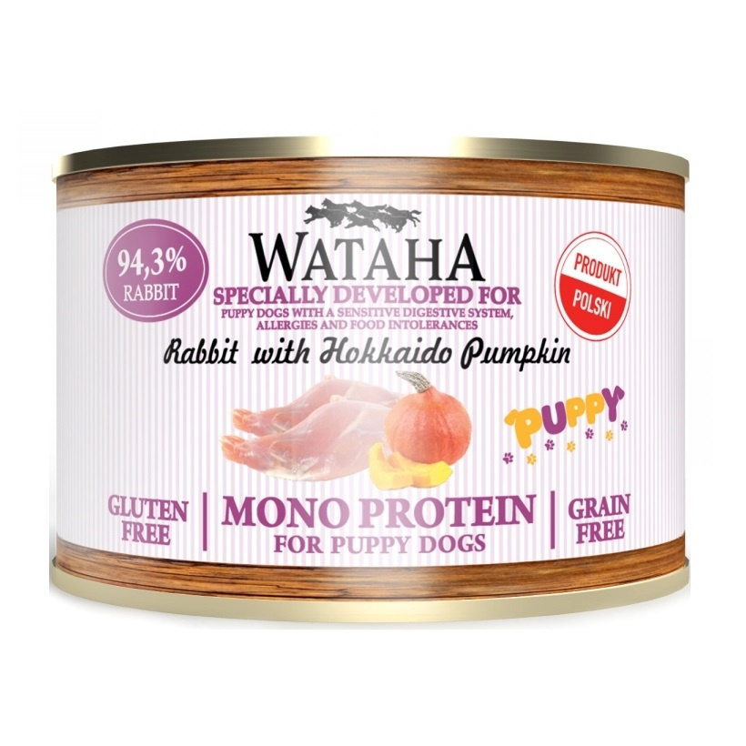 Wataha Mono królik puppy 185 g × 6
