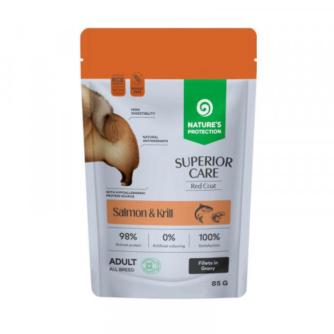 Nature's Protection Superior Care kryl, łosoś adult 85 g