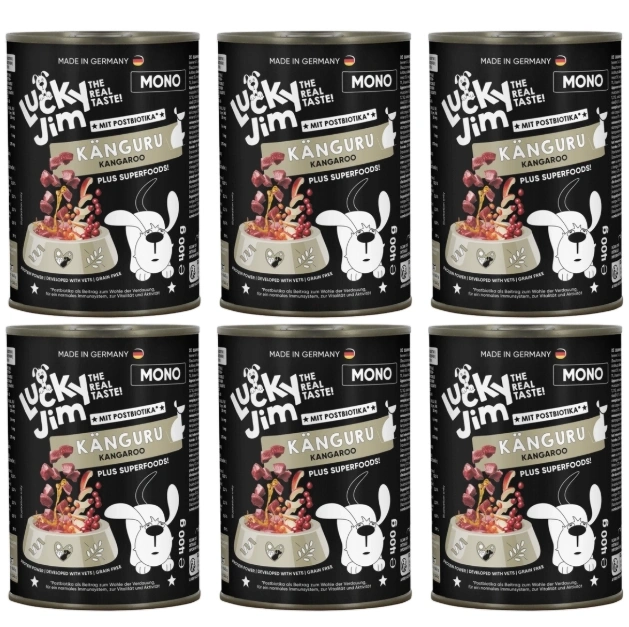 Lucky Jim Mono kangur 400 g × 6